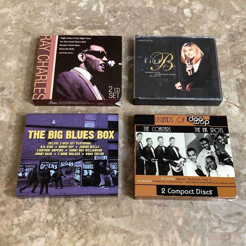 CD Bundle, (4) CD Box sets, 2 cd’s in each